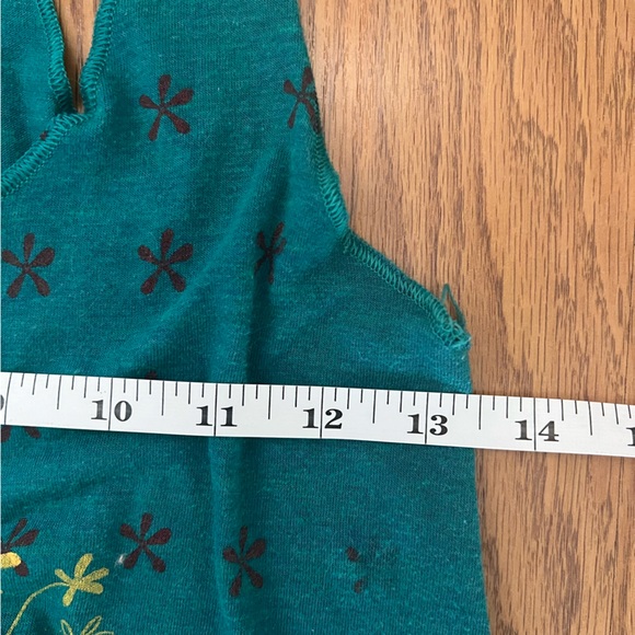 SuperMaggie Vintage Women’s Green Boho Floral Tank Top Oversized Size Small - Picture 11 of 11